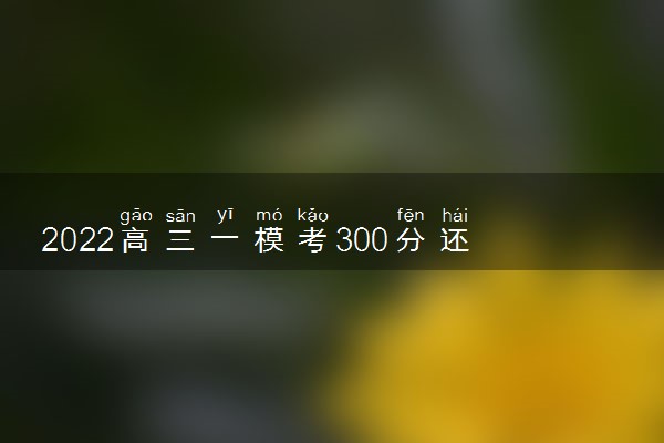 2022高三一模考300分还有机会吗 如何提高成绩
