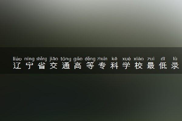 辽宁省交通高等专科学校最低录取分数线是多少2022？附文理科最低分及位次