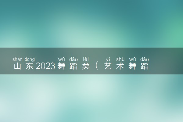 山东2023舞蹈类（艺术舞蹈）专业统考成绩一分一段表 成绩排名查询