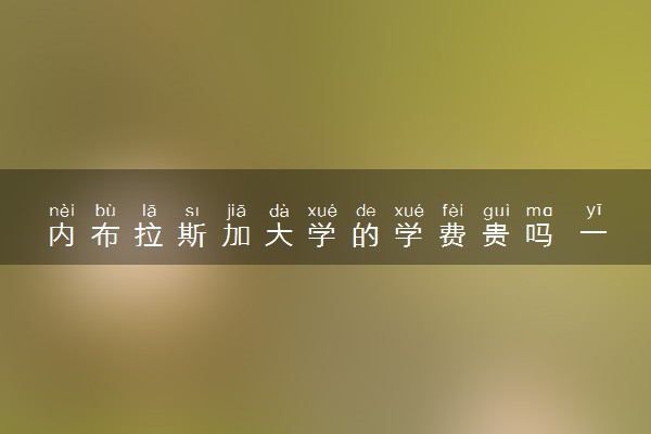 内布拉斯加大学的学费贵吗 一年大概多少钱