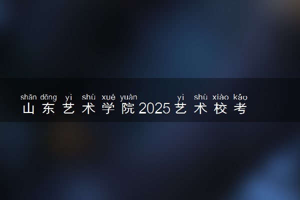 山东艺术学院2025艺术校考成绩查询时间及入口 几号公布成绩