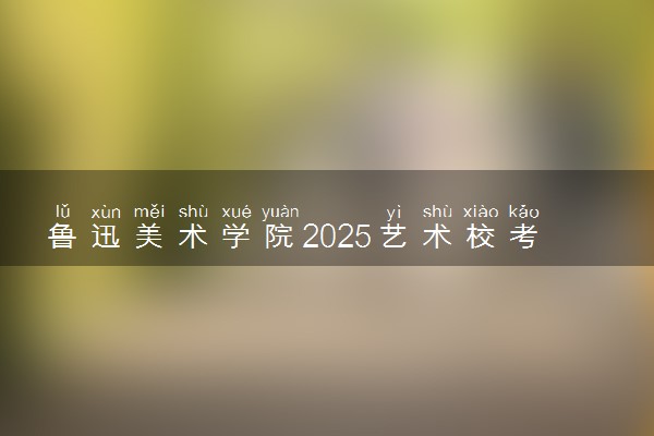 鲁迅美术学院2025艺术校考成绩查询时间及入口 几号公布成绩