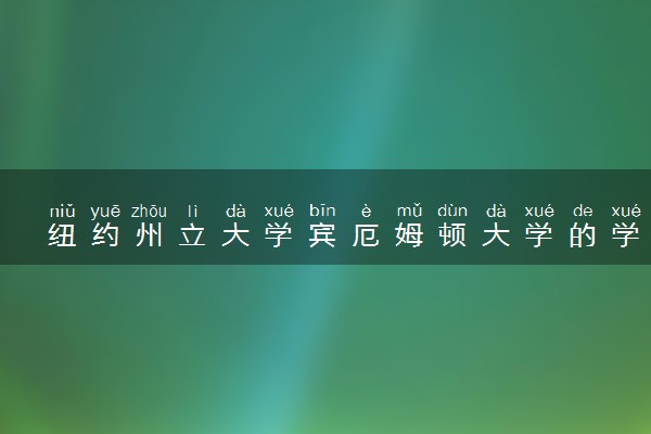 纽约州立大学宾厄姆顿大学的学费贵吗 一年大概多少钱