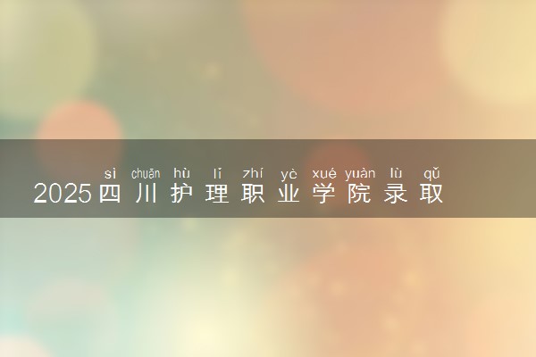 2025四川护理职业学院录取分数线是多少 各省最低分数线汇总